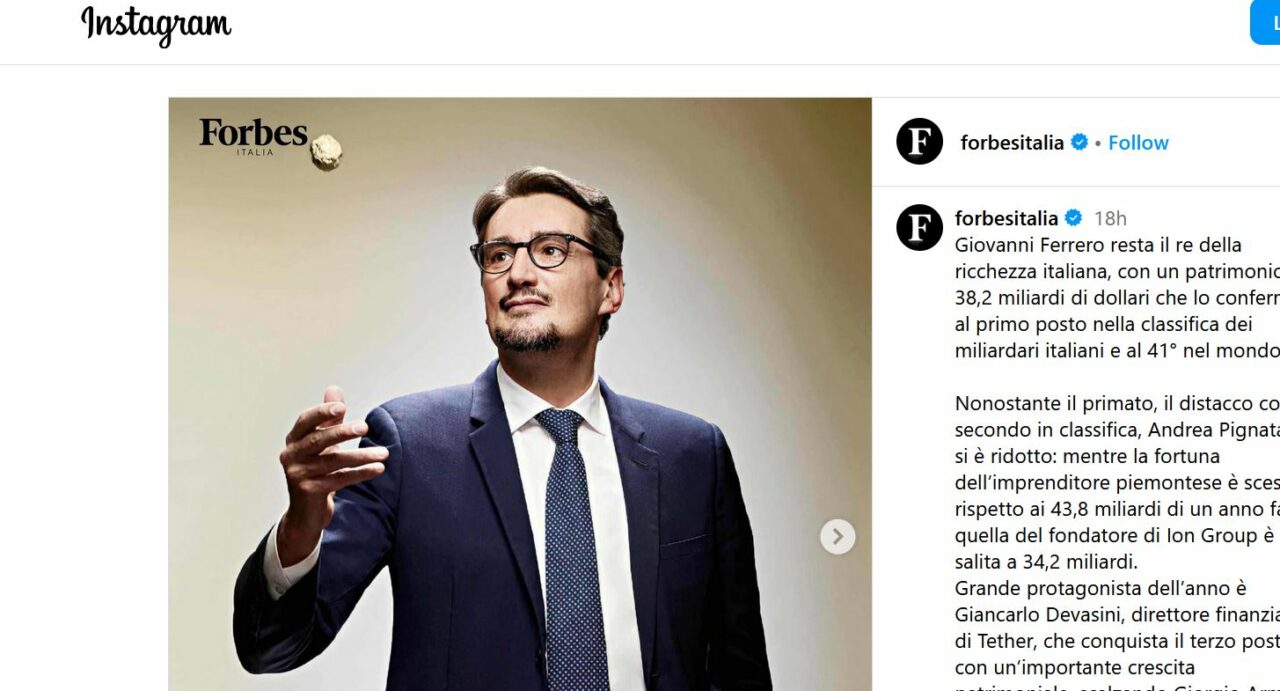 mister-nutella,-proprietarul-gigantului-ferrero,-ramane-cel-mai-bogat-italian