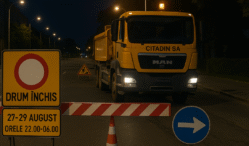 trafic-restrictionat-la-iasi:-strada-libertatii-se-inchide-complet-pentru-lucrari-de-carosabil