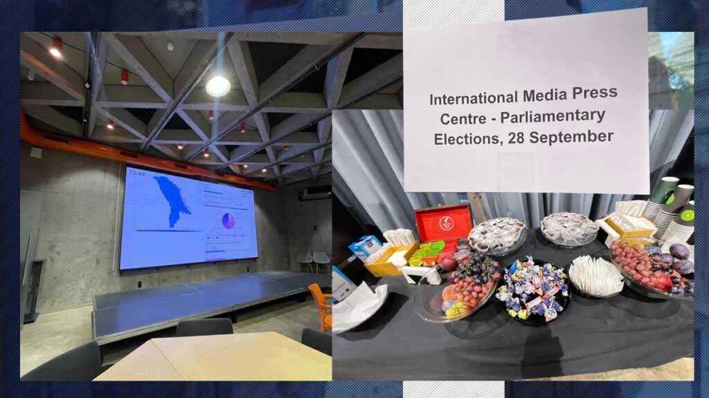 jurnalistii-straini-sunt-tratati-cu-bomboane-bucuria-la-centrul-de-presa-din-chisinau