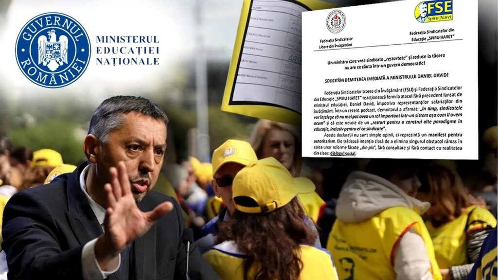 ministrul-daniel-david,-„incoltit”-din-nou-de-profesori.-protest-amplu-al-sindicatelor-din-educatie-in-piata-victoriei:-„demnitatea-nu-se-negociaza”