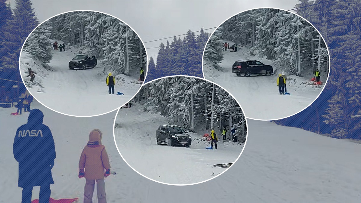 un-turist-a-intrat-cu-masina-pe-o-partie-din-parang.-bolidul-a-alunecat-la-vale,-printre-copiii-care-se-dadeau-cu-sania