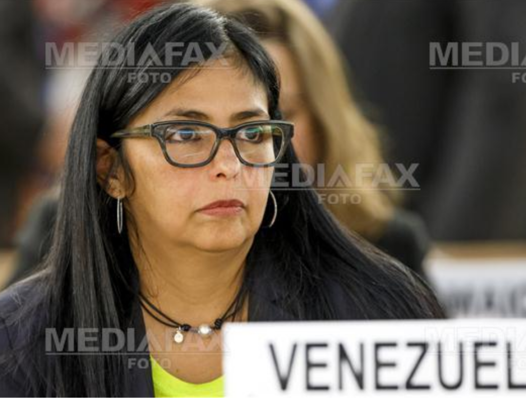 nici-numarul-doi-din-venezuela-nu-este-in-tara.-reuters:-vicepresedintele-venezuelean-delcy-rodriguez-se-afla-in-rusia