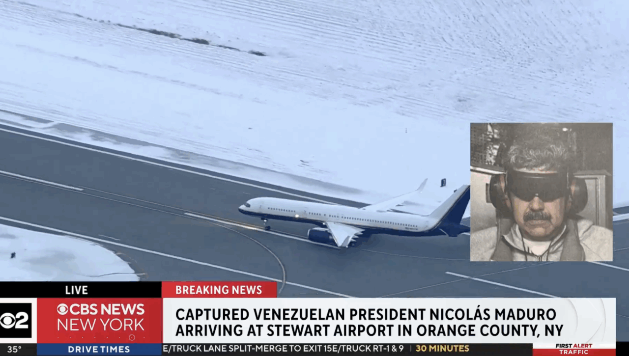 nicolas-maduro,-presedintele-venezuelei-capturat-din-pat-de-fortele-speciale-ale-sua,-printr-o-operatiune-speciala,-a-aterizat-in-new-york.-primele-imagini-pe-gandul
