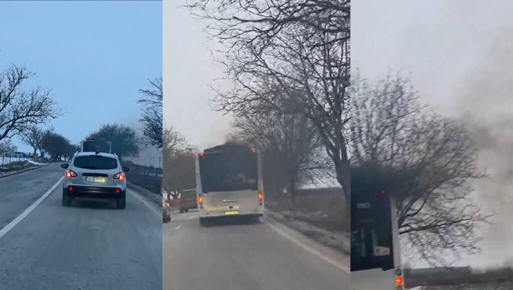 un-autobuz-de-la-ctp-iasi-filmat-cand-scotea-un-fum-negru-dupa-ce-s-a-defectat-in-mers.-mijlocul-de-transport-in-comun-a-fost-retras-la-garaj