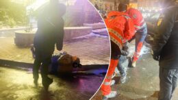 barbat-din-iasi,-gasit-inconstient-si-in-soc-hipotermic-pe-strada.-politistii-l-au-salvat-in-ultimul-moment