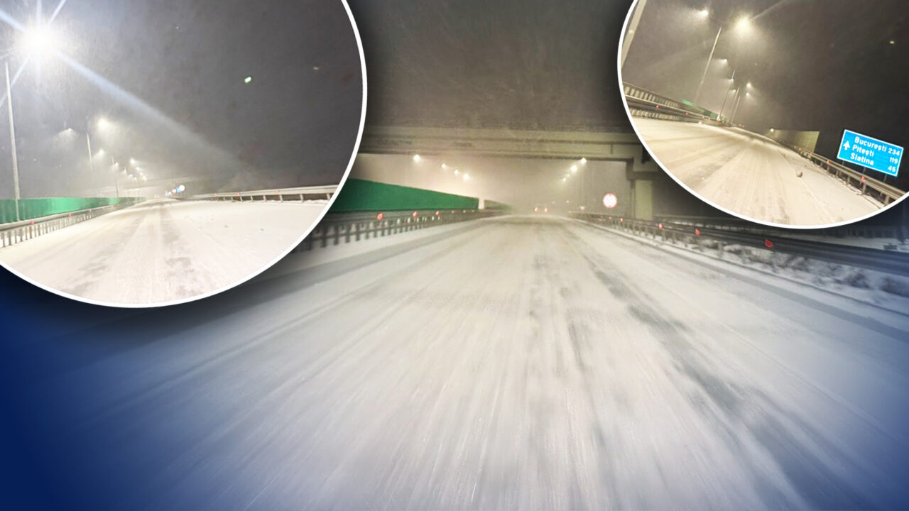 ninsoarea-face-ravagii-pe-drumul-express-craiova-pitesti.-nu-este-niciun-utilaj-de-deszapezire-si-soferii-sunt-disperati