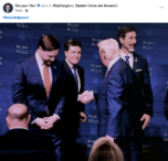 nicusor-dan-a-publicat-o-poza-oficiala-cu-donald-trump,-de-fapt-o-captura-foto-a-ecranului-unui-televizor-care-transmite-live-evenimentul