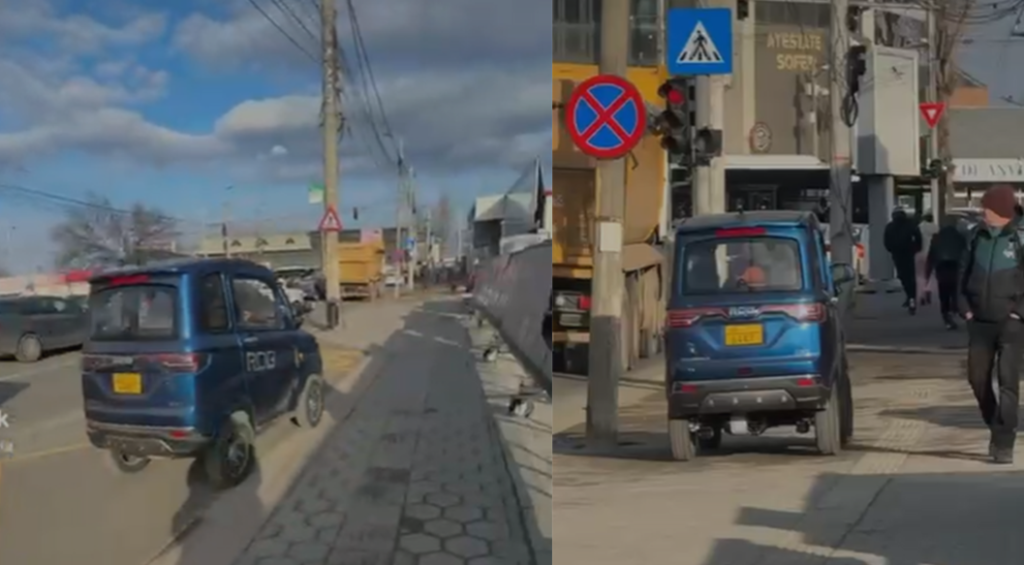 trotuar-sau-carosabil?-un-micro-vehicul-electric,-surprins-circuland-neregulamentar-in-bucium