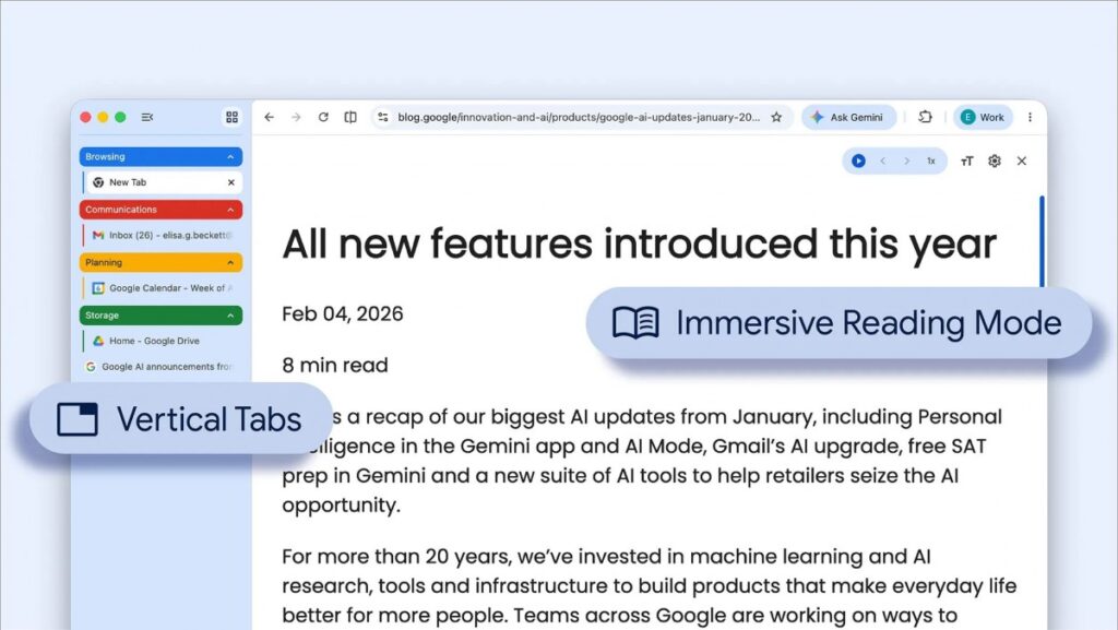 google-chrome-primeste-modul-immersive-reading-pentru-lectura-si-lista-de-tab-uri-pe-verticala