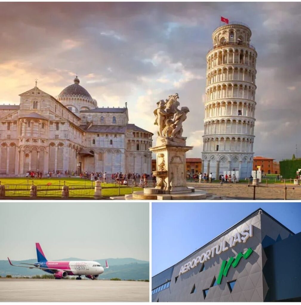 din-14-mai,-iasul-are-zbor-direct-catre-pisa:-poarta-spre-toscana
