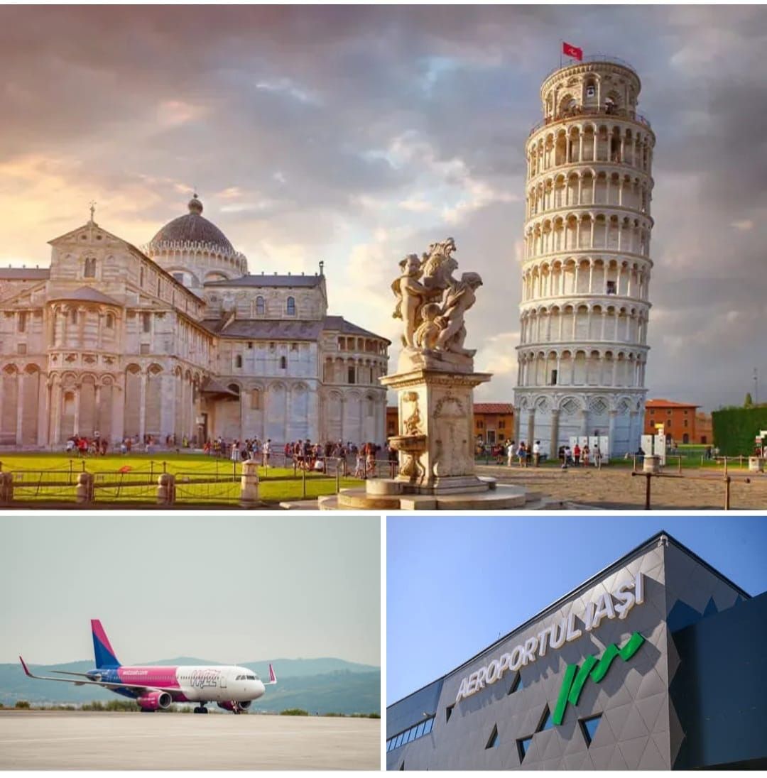 din-14-mai,-iasul-are-zbor-direct-catre-pisa:-poarta-spre-toscana