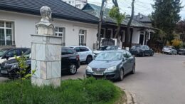amplasamentul-unei-statui-din-iasi-este-folosit-ca-parcare-pentru-masini!-au-fost-facute-zeci-de-reclamatii,-insa-problema-persista