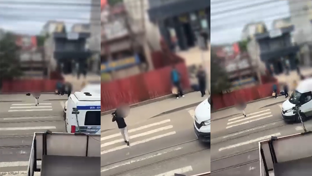 politistii-din-iasi-au-deschis-o-ancheta,-dupa-ce-un-minor-a-fost-filmat-traversand-neregulamentar-pe-trecerea-de-pietoni