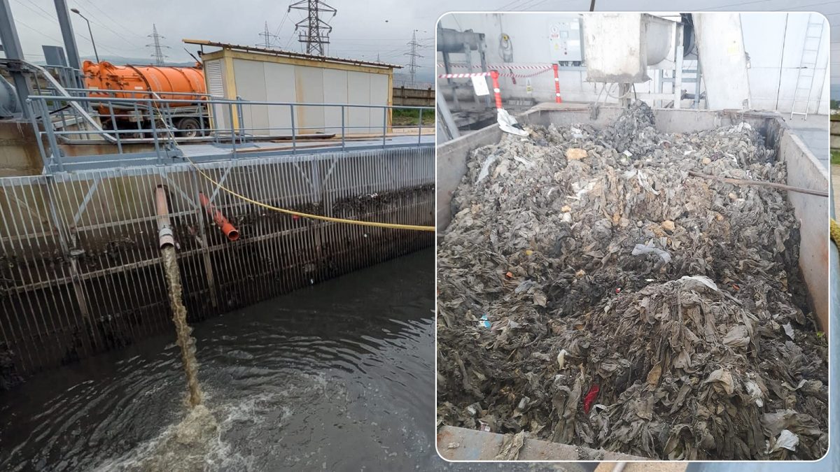 muncitorii-de-la-apavital-au-adunat-10-tone-de-deseuri-din-canalizare-in-urma-ploii-torentiale!-scurgerile-erau-pline-de-servetele-umede,-materiale-textile-si-resturi-alimentare