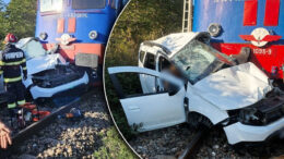 un-tren-de-calatori-a-spulberat-un-autoturism-pe-trecerea-de-cale-ferata-din-oradea.-pasagerii-n-au-avut-nici-o-sansa
