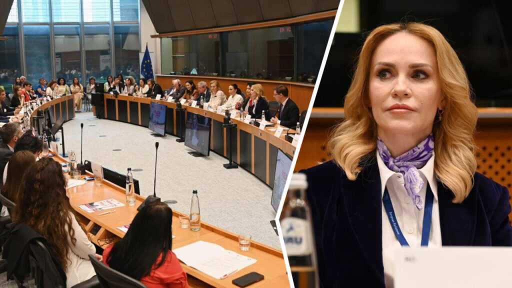 gabriela-firea,-conferinta-la-parlamentul-european.-medicii-si-politicienii-cauta-solutii-pentru-scaderea-natalitatii-si-imbatranirea-populatiei
