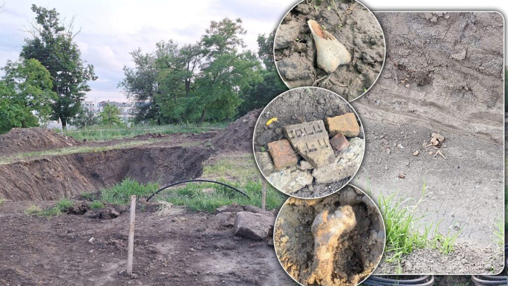 lucrarile-de-modernizare-a-parcului-ciurchi-au-fost-sistate!-arheologii-au-intervenit,-dupa-ce,-pe-amplasament,-au-fost-descoperite-oseminte-dintr-un-vechi-cimitir