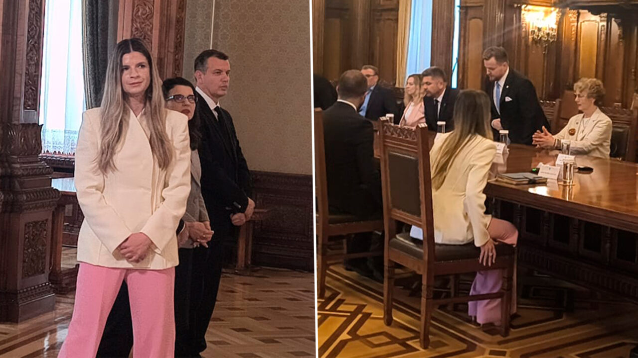 in-plina-criza-politica,-in-mijlocul-furtunii-de-la-cotroceni,-o-pata-de-culoare-a-atras-atentia-astazi.-imbracata-in-roz,-controversata-ana-maria-geana,-mentionata-in-scandalul-pozelor-trucate-din-campania-prezidentiala,-a-stat-la-masa-discutiilor-cu-par