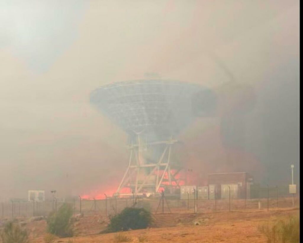 spania:-un-centru-nasa,-evacuat-din-cauza-incendiului-de-langa-madrid