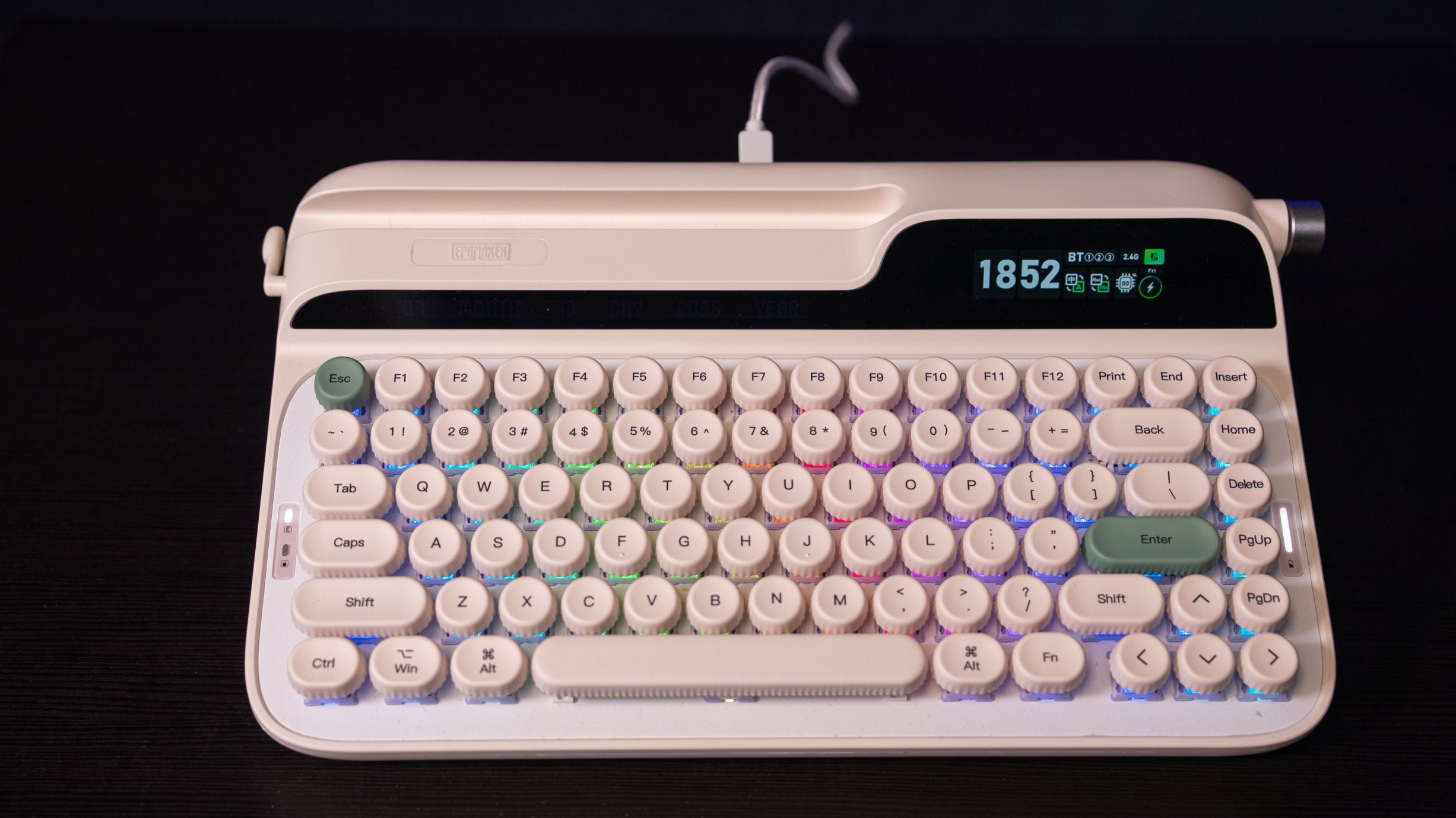 epomaker-glyph,-tastatura-mecanica,-design-retro-si-functii-moderne-(review)