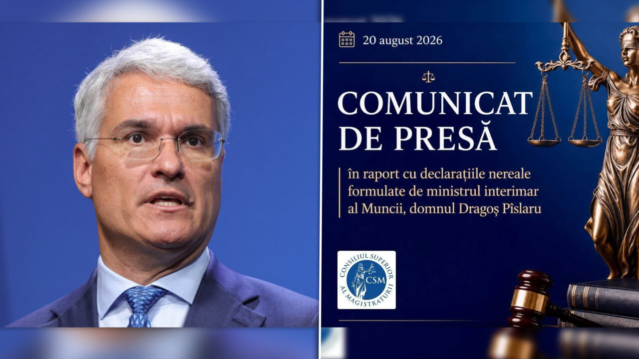 csm-ii-raspunde-lui-dragos-pislaru-si-denunta-minciuni-si-dezinformare-institutionala,-dupa-ce-ministrul-interimar-a-spus-ca-magistratii-au-creat-polemici-pe-tema-salariilor