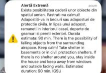 nou-mesaj-ro-alert-in-nordul-judetului-tulcea.-populatia,-avertizata-cu-privire-la-posibila-cadere-a-unor-obiecte-din-spatiul-aerian