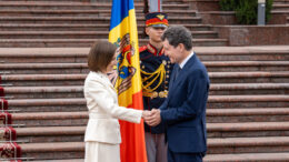 nicusor-dan,-primit-de-maia-sandu-la-chisinau.-presedintele-romaniei-participa-la-manifestarile-dedicate-independentei-republicii-moldova