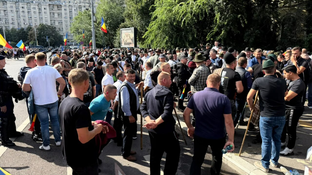 ciobanii-isi-striga-disperarea-in-fata-guvernului:-vor-sa-ne-omoare,-la-fel-ca-in-miorita.-traficul-de-pe-kiseleff,-blocat