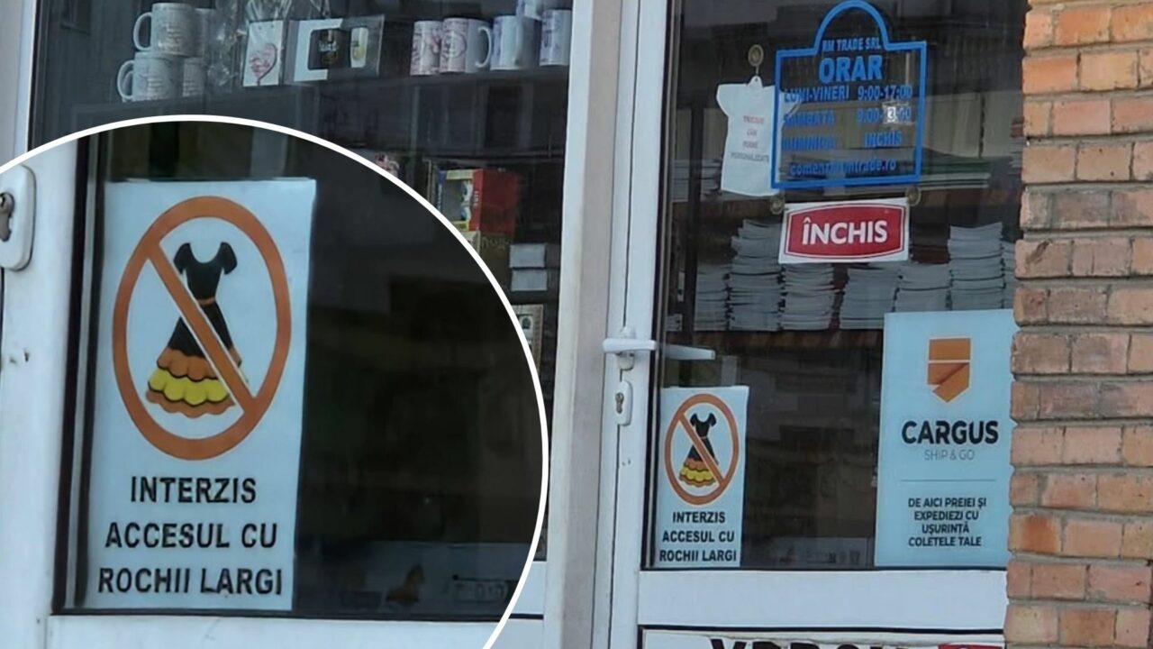 afis-cu-interzis-cu-rochii-largi-intr-un-magazin-din-campia-turzii