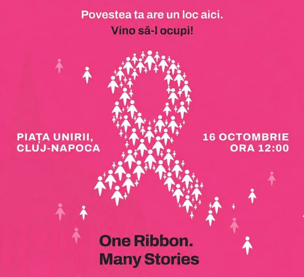 panglica-umana-impotriva-cancerului-de-san,-la-cluj-napoca-|-aproape-300-de-oameni-sunt-asteptati-in-piata-unirii