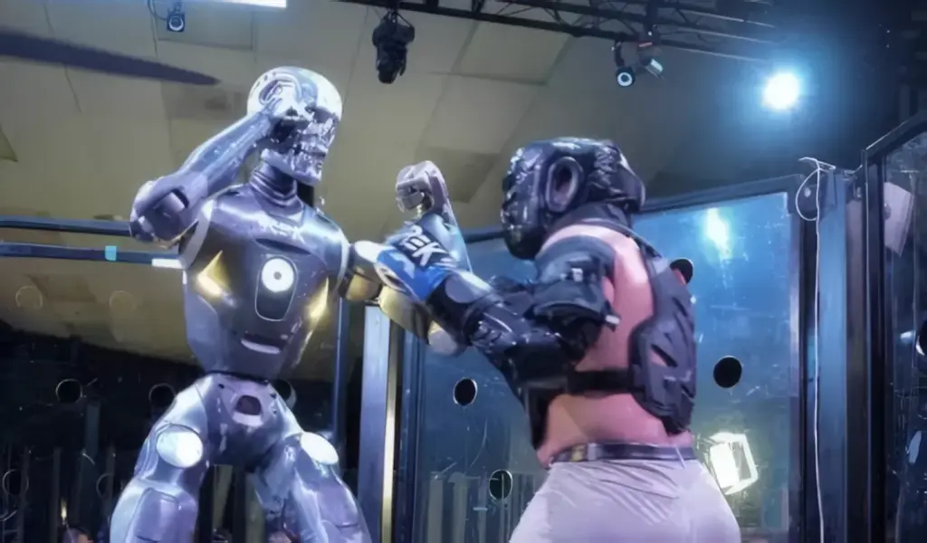 prima-bataie-in-cusca-dusa-intre-un-luptator-uman-si-mai-multi-roboti-umanoizi-s-a-terminat-cu-vanatai-si-o-scrisoare-surpriza