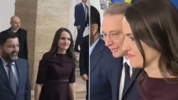 oana-toiu-nu-l-a-lasat-pe-noul-premier-luca-niculescu-sa-faca-declaratii-la-mae.-l-a-luat-de-langa-jurnalisti-si-l-a-condus-afara